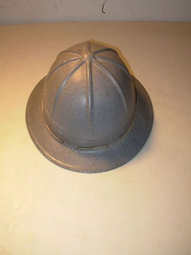 Vintage Davis Plastiglas Hedgard Full Brim Hard Hat Newark NJ USA