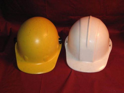 LOT OF  2  SAFETY HARD HATS