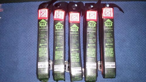Lot of 5 miller 9099 honeywell suspension trauma fall relief strap safety nos for sale