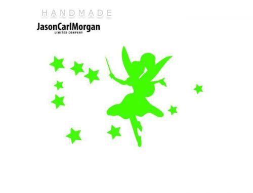 JCM® Iron On Applique Decal, Fairydust Neon Green