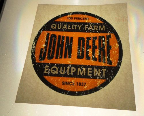 Vintage Original John Deere  Iron On Transfer J2