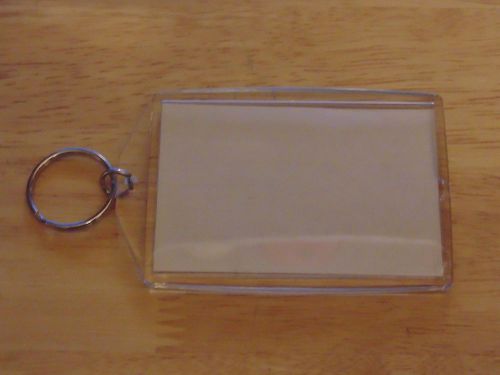 Acrylic key chains, brand new, approx 2&#034; x 3&#034;, qty of 60