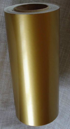 12&#034; x 50yd gold met. gloss sign vinyl for cutter plotter graphics crafts new for sale