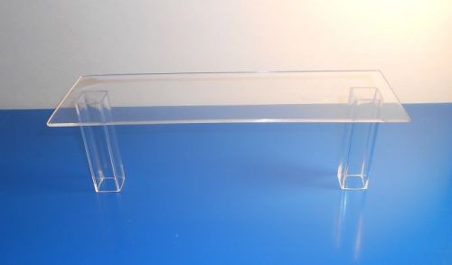 Acrylic display riser - 4&#034; wide x 12&#034; long x 4&#034; high x 1/8&#034; thick - brand new for sale