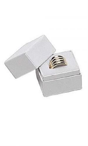 LOT OF 200 Ring Boxes - White