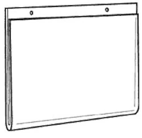 14x11 Clear Styrene Wall Mount Sign Holder      Lot of 10      DS-LHP-1411E-10