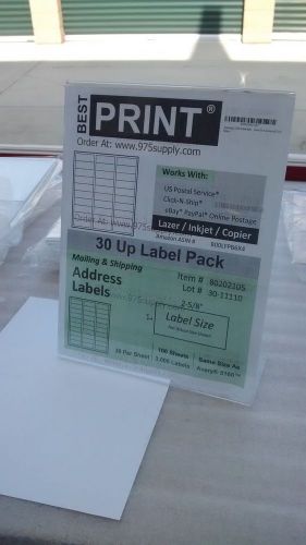 (25 pcs) 4 x 6 desk top acrylic slant back sign holders- picture frame !b115 for sale
