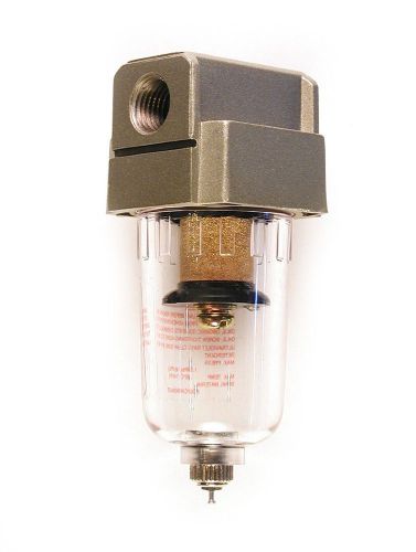 New primefit primefit f1401 mini brass air filter, 60-scfm at 100-psi, 1/4-inch for sale