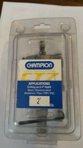 Champion Carbide tipped hole cutter 2&#034;
