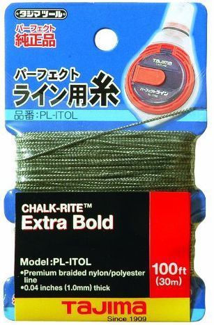 Itol Chalk Rite Premium Grade Extra Bold Nylon Line 1 Mm Thick 100 Feet