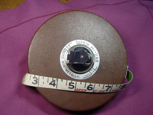 T2: Vintage 100 Foot Lufkin Tape Measure (Rolled out &amp; Tested)