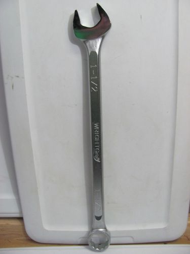 NEW Wright Tools 1148 1-1/2&#034; Round Shaft 12 Pt Industrial Combination Wrench USA