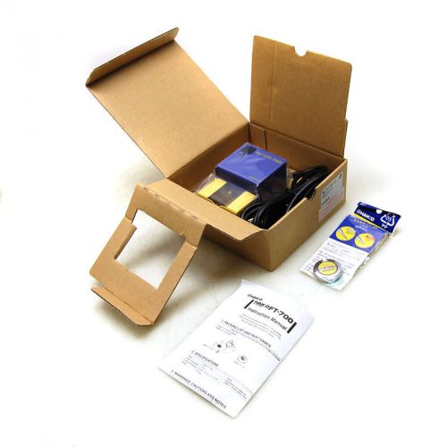 New hakko ft700-05 solder tip electric cleaner/polisher/tinner with fs-100 paste for sale