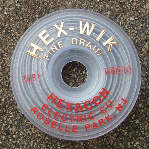 New hexacon hex-wik w88-10 pretinned rosin flux desoldering braid for sale