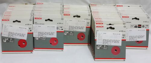 Bosch Sanding Disc 78 box (5 pcs per box) 390 Disc Mix lot. *NEW IN BOX*