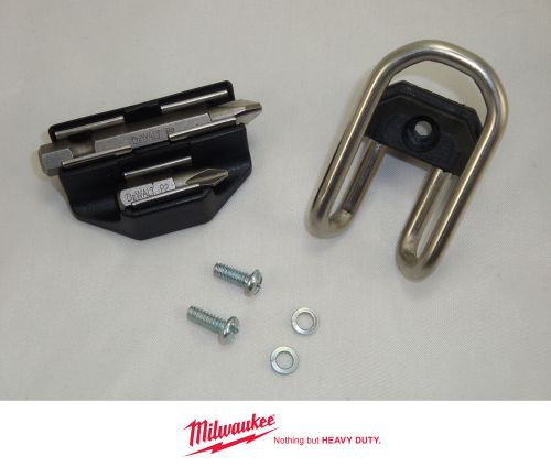 New milwaukee m18 18v impact driver drill 2601-20 belt hook clip + bit holder for sale