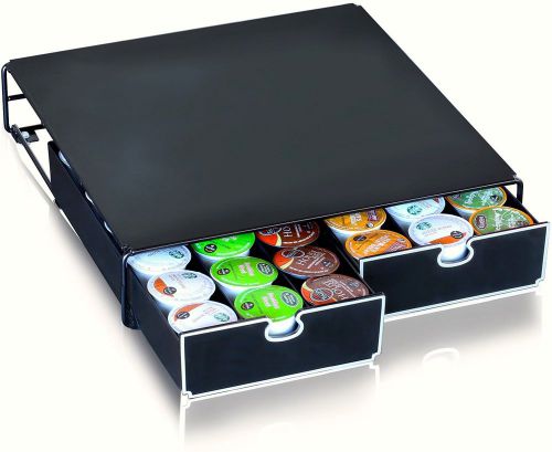 Decobros k-cup storage 2 drawer holder for keurig k-cup coffee pods  (holds 36) for sale
