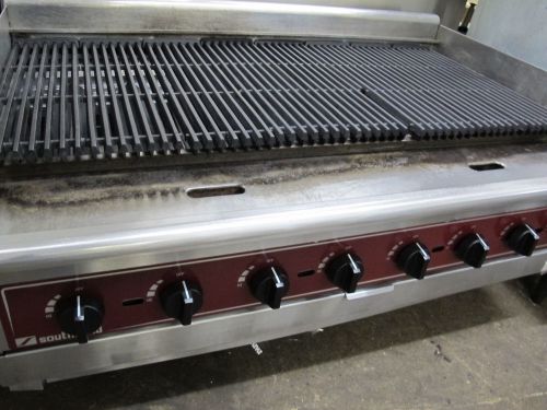Southbend hdc-48 nat gas charbroiler 48&#034; wide countertop heavy duty radiants for sale