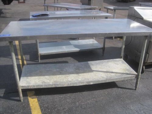 6 Ft. Stainless Steel Work Table with Undershelf