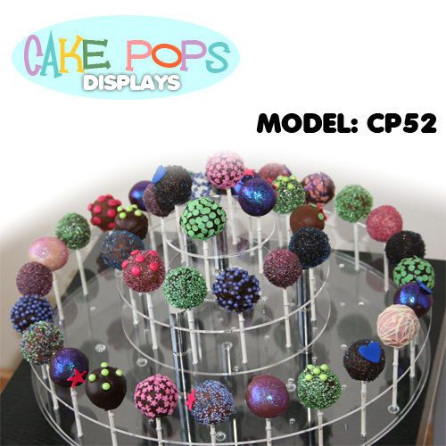 New! cake pops display stand - 3 tiered handmade acrylic cake pop shelf holder for sale