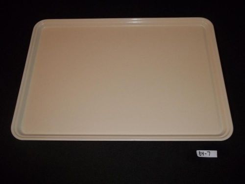 (12) carlisle 14 9/16&#034; x 20 7/8&#034; ivory cafeteria tray fast food restaurant tray for sale