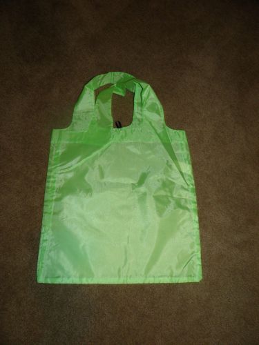 25 Lime Green Polyester Merchandise Shopping Bags about 15&#034;x15&#034; water resistant