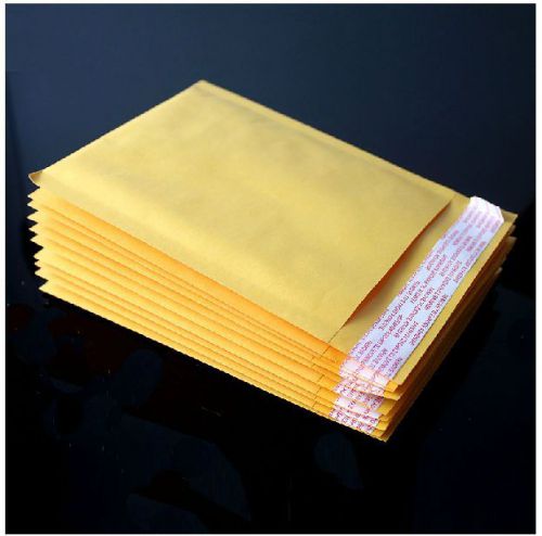 Free ship10pcs Kraft Bubble Mailer Padded Envelopes Bags 5.5&#034; x 6.3&#034;_14 x 16+4cm