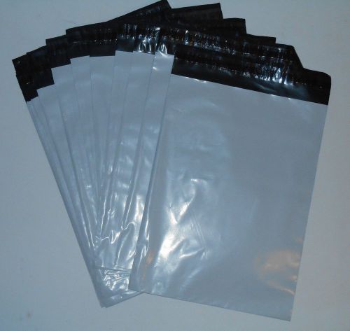 100 white poly mailers plastic envelopes shipping bags 10x13 for sale