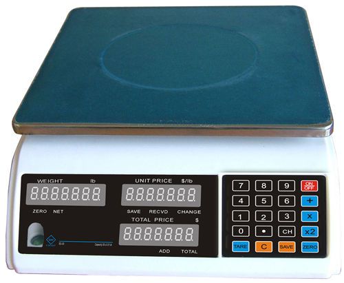 New Commercial Kitchen 30 Pound Digital Scale Countertop Grocery Deli Bakery