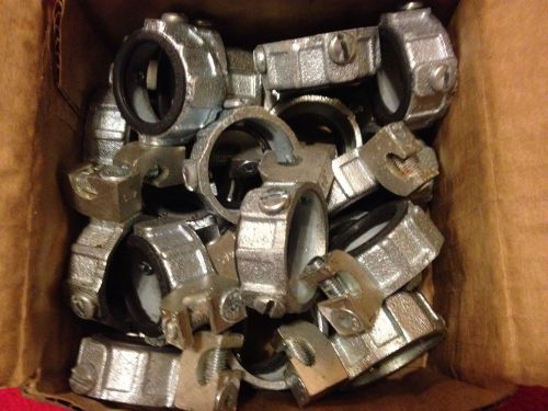 (lot of 30) o-z gedney malleable 1&#034; insulated grounding bushing ibc-100l-4ac for sale