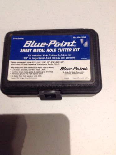 *PRE OWNED* Blue-Point GA219B Sheet Metal Hole Cutter Kit