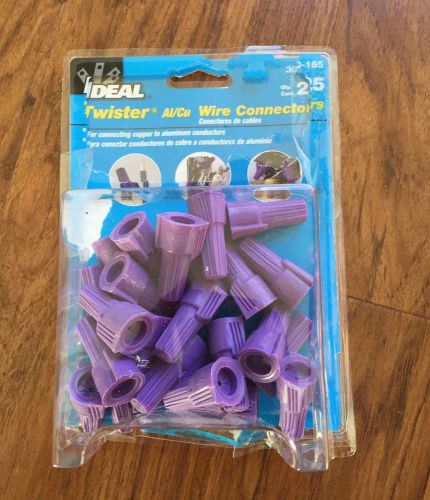 * wire nuts copper / aluminum wire nuts * 24 count * ideal 30-165 purple * al/cu for sale