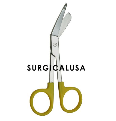 Yellow Bandage Scissors 12/pack NEW First Aid Surgical Instruments SurgicalUSA