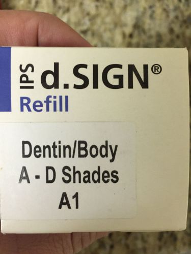 Ivoclar ips d.sign dentin/body a - d shades a1 ref #558232 for sale