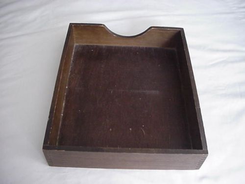 Vintage Wood Desk File / Letter Tray by HEDBERG