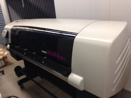 54&#034;Gerber Solara Uv2 Flatbed Printer Extra Inks And Bulbs See PicsMake An Offer
