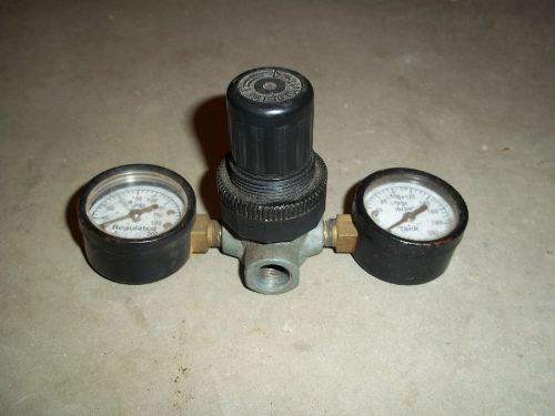 Regulated &amp; tank psi gauges w/ valve for sale
