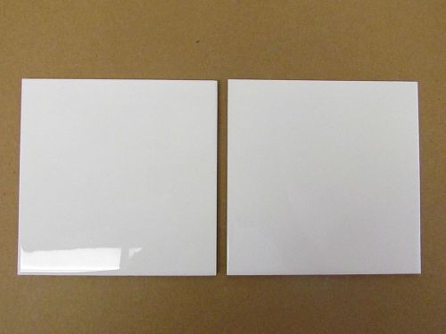 10 Dye Sublimation Blanks: Ceramic Tile, 6 x 6 &#034;