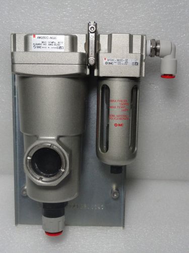SMC AMG150C-N02C Water Separator with SMC AFD20-N02C-CZ micro mist separator