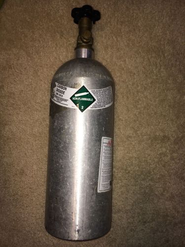 5 lb. Aluminum Co2 Tank empty IN HYDRO Tested last 5/2011 ready to fill