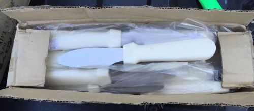 Restaurant Grade White Handle  9 Inch Knives Lot Of 24 New In Box Rss-190