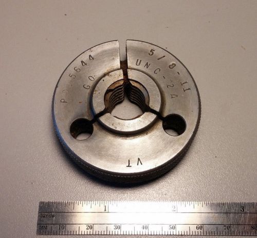 5/8 11 unc 2a go thread ring gage machine shop inspection tooling .625 pd .5644 for sale