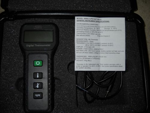 Alpha Technics 3000i-2 Thermometer with probe and case