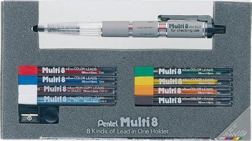 Pentel Multi 8 Schreiber, 6er-Farbset (Japan Import)