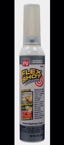 NEW Clear Flex Shot Thick Rubber Adhesive Sealant Caulker - AS SEEN ON TV!