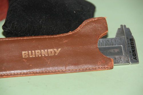 ***VINTAGE BURNDY WIRE-MIKE GAUGE STRANDED CABLE SOLID AWG ACSR CONDUIT SIZE ***