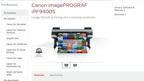 Canon imagePROGRAF iPF9400S **FREE SHIPPING IN THE UNITED STATES**