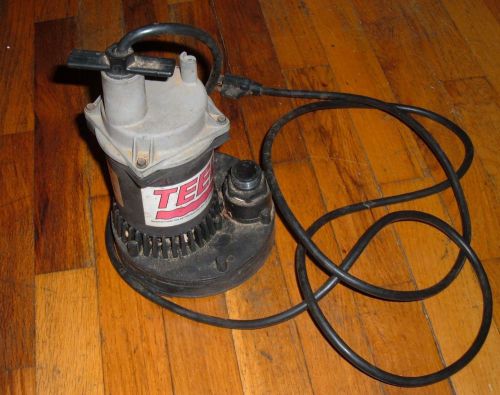 TEEL 1/6HP 5 AMP Submersible Sump Pump Model 2P087C