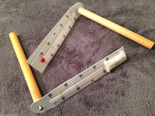 *NEW* Sling PSYCHROMETER Hubbard Science Class Source Wet &amp; Dry Bulb - FREE SHIP