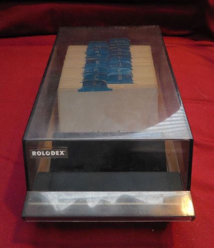 Rolodex Card File Case  Model No. VIP 24C, Full Dust Cover